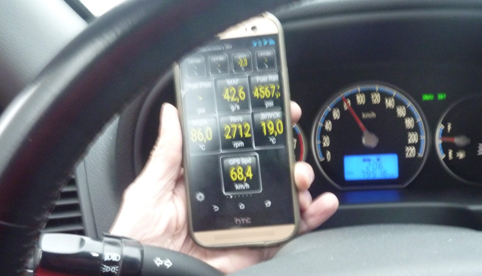 Photo from the logbook Hyundai Santa Fe (2G)