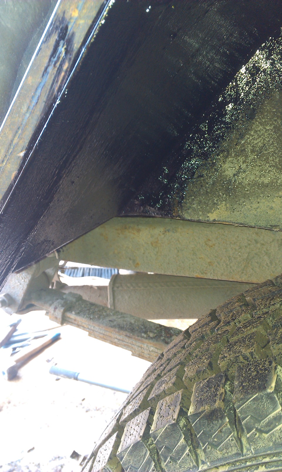 обрезка арок #4 заключение — УАЗ 31512, 2,5 л, 1998 года | кузовной ...