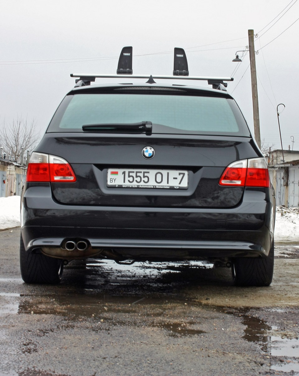 Автобагажник Thule — BMW 5 series Touring (E61), 2,5 л, 2006 года |  аксессуары | DRIVE2