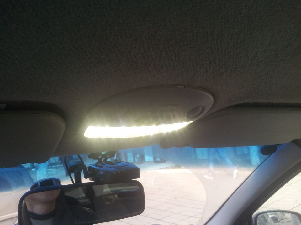 Светодиодная подсветка салона — Lada Калина седан, 1,6 л, 2006 года ...