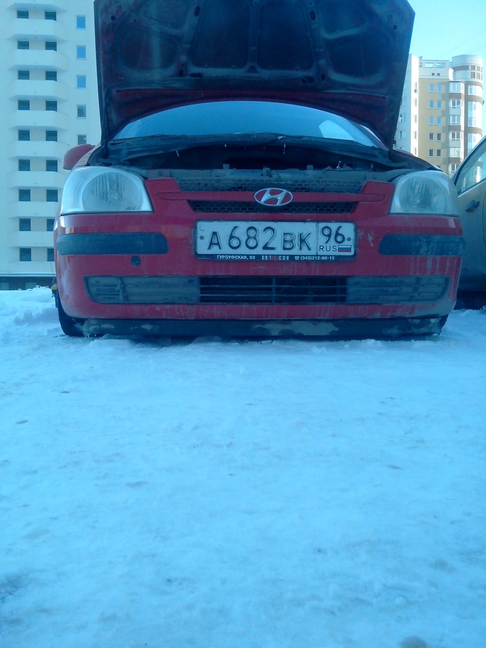 Просвет — Hyundai Getz, 1,3 л, 2004 года | фотография | DRIVE2