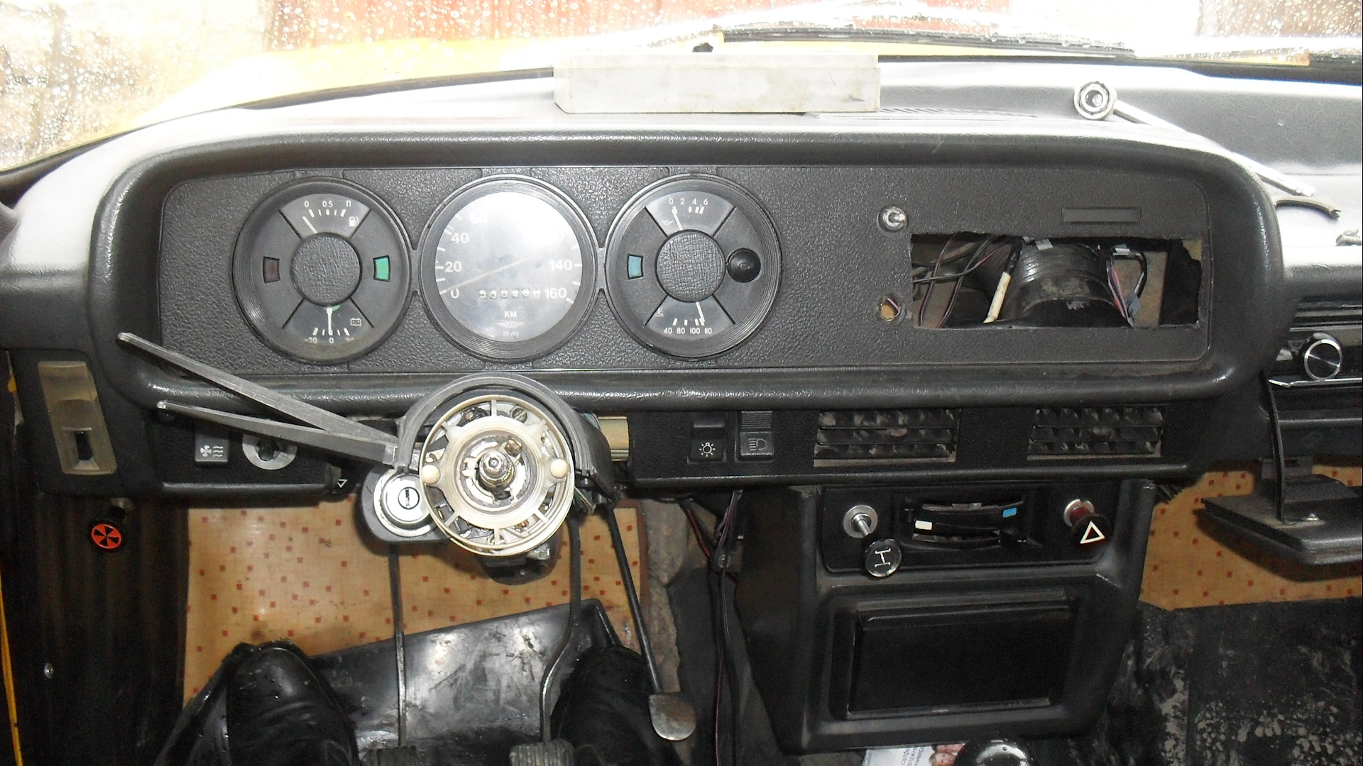 Расколхоз(ч.7) Накладка на приборную панель - Москвич 2140, 1,5 л, 1986 года ста