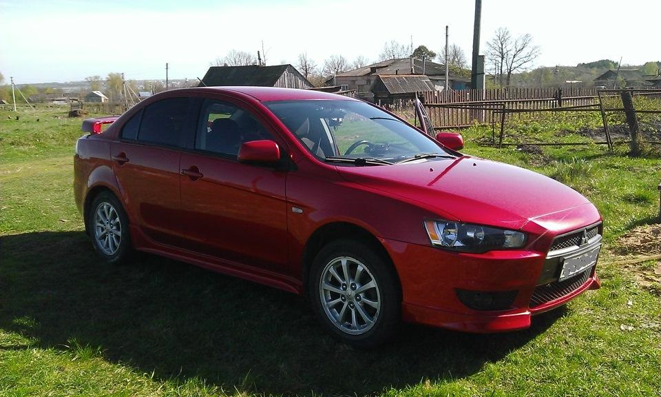 Тонернул задние стекла. — Mitsubishi Lancer X, 1,5 л, 2010 года ...