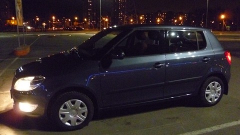 Противотуманная фара . — Skoda Fabia Mk2, 1,6 л, 2011 года ...