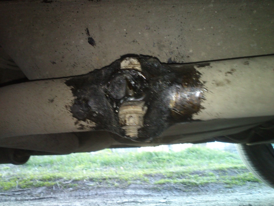 сечет глушитель ремонт — Lada 2108, 1,5 л, 1992 года | своими руками ...