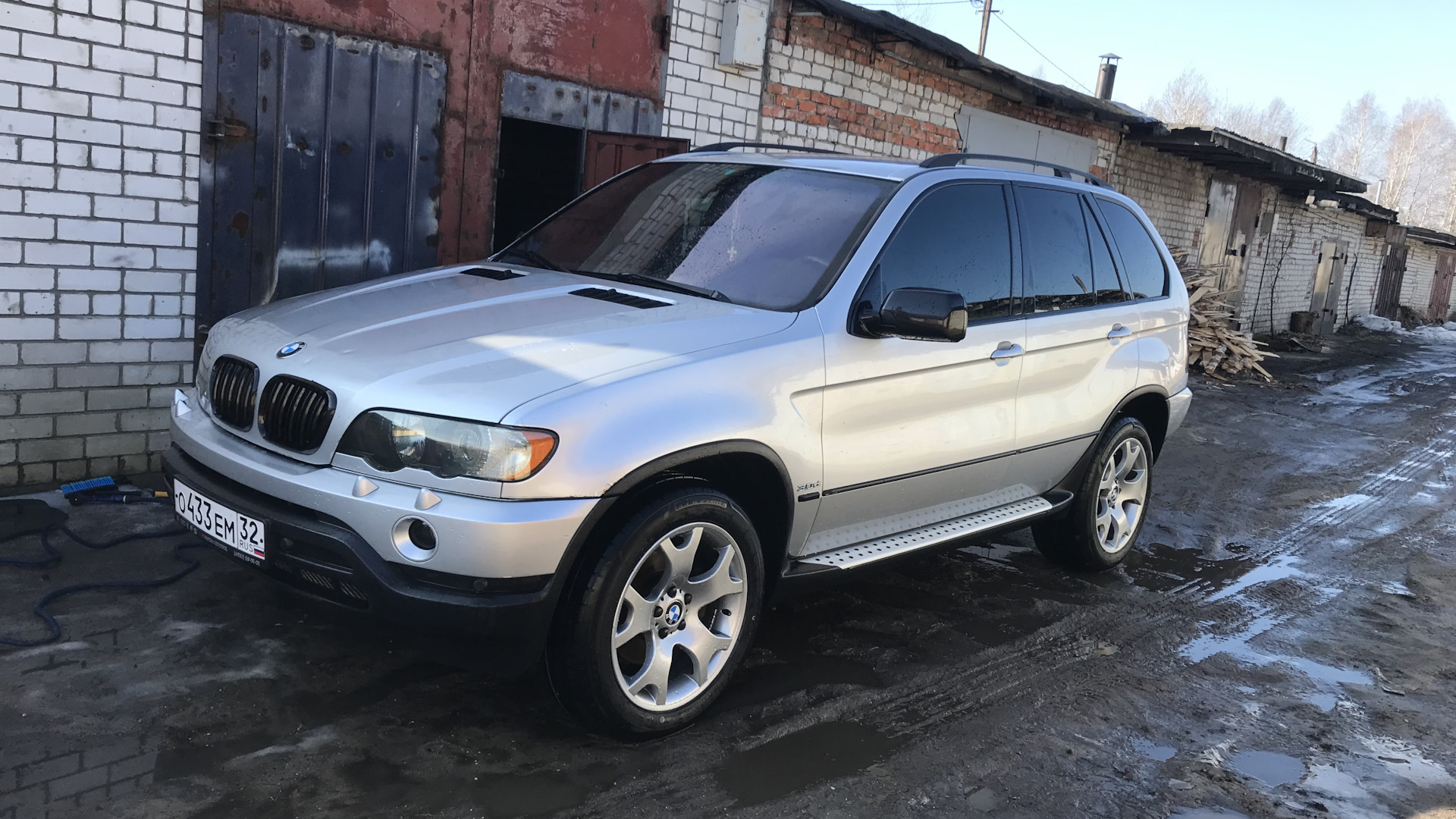 BMW X5 (E53) 2.9 дизельный 2003 | Серебристый трактор на DRIVE2