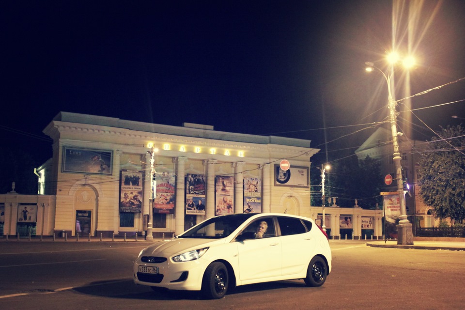 Бессодержательный фото-пост: вечерний Воронеж — Hyundai Solaris ...