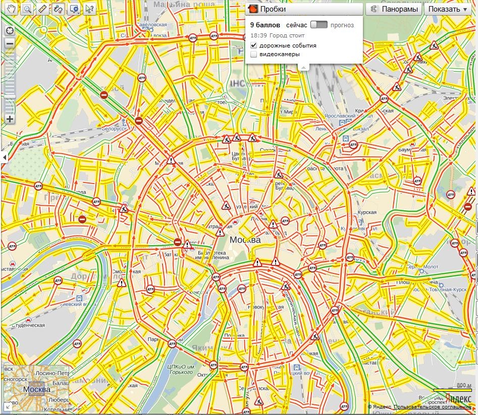 Карта пробок в московской. Карта московских пробок.