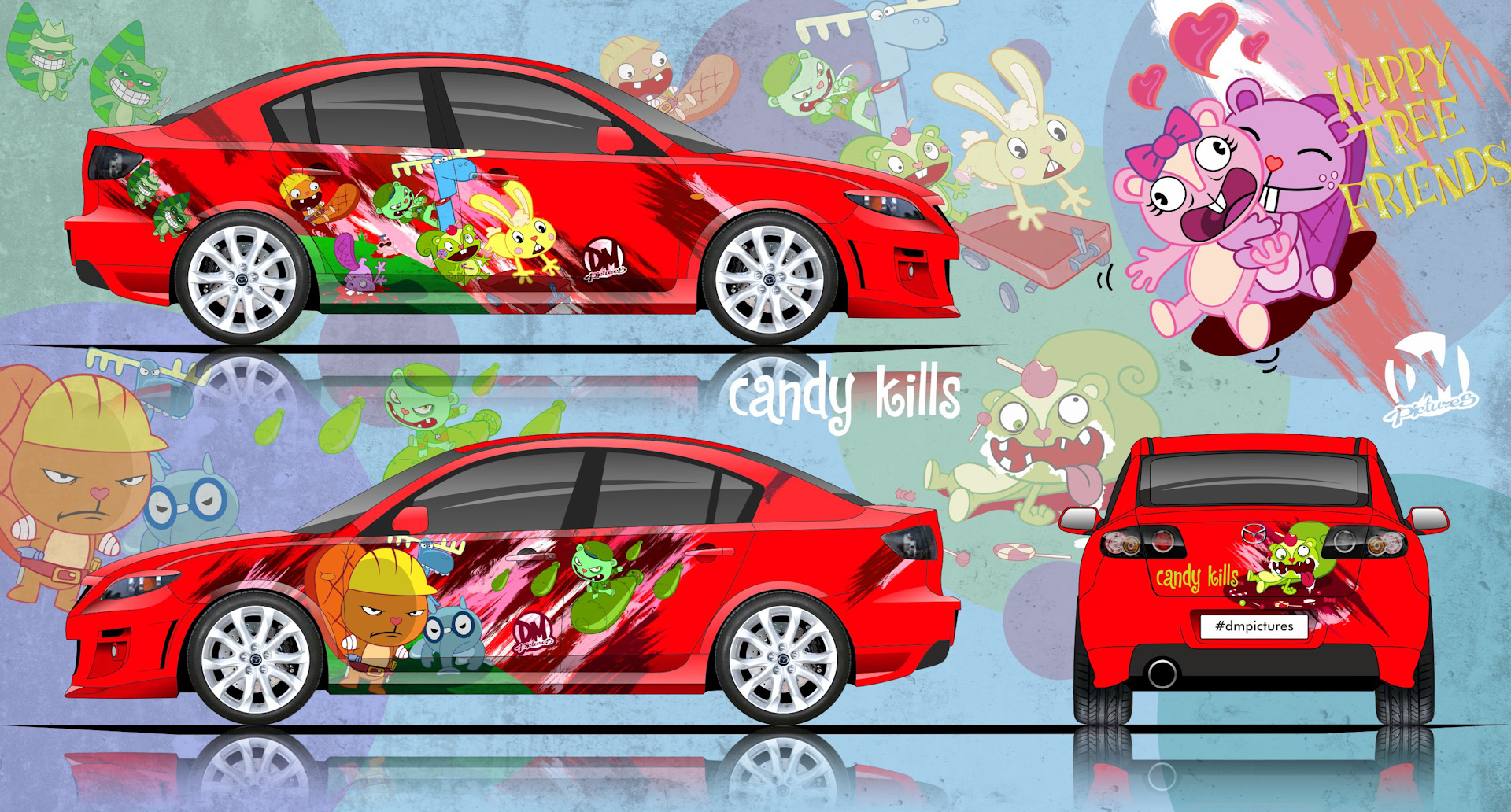 Happy tree friends mazda3 — DRIVE2