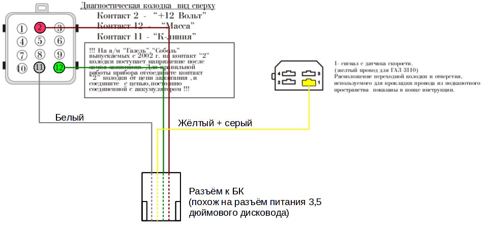 Схема подключения престиж g27