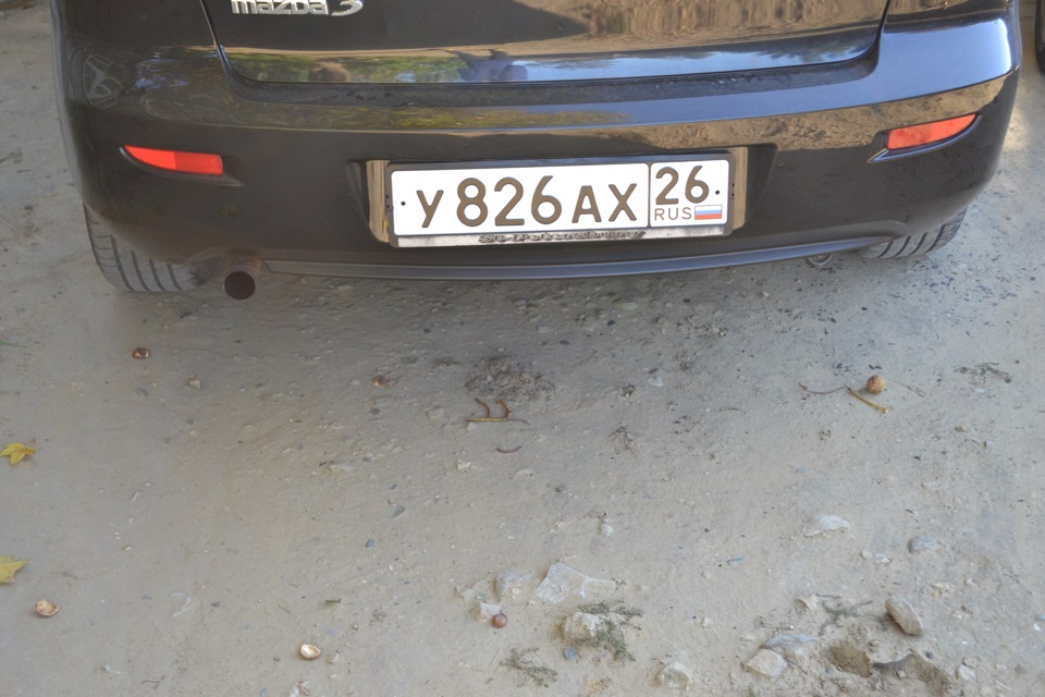 Не большие изменения или насадка на глушитель! — Mazda 3 (1G) BK, 1,6 л ...