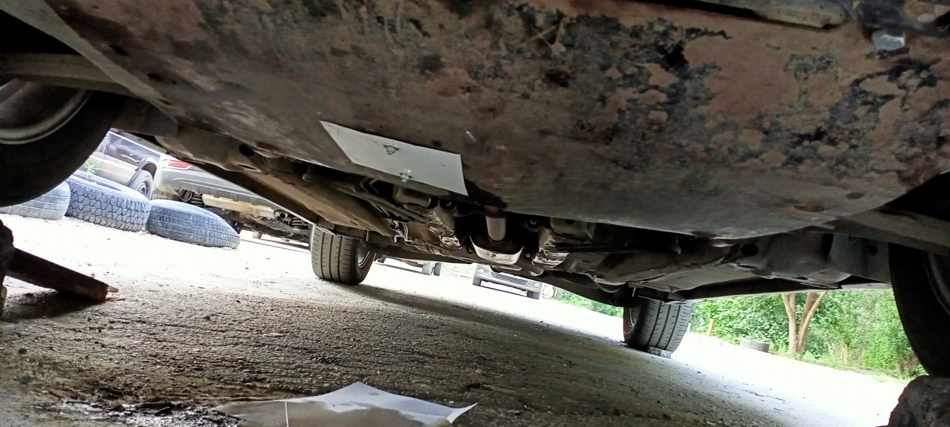 Защита подкапотного пространства — Opel Vectra C, 1,8 л., 2008 года ...