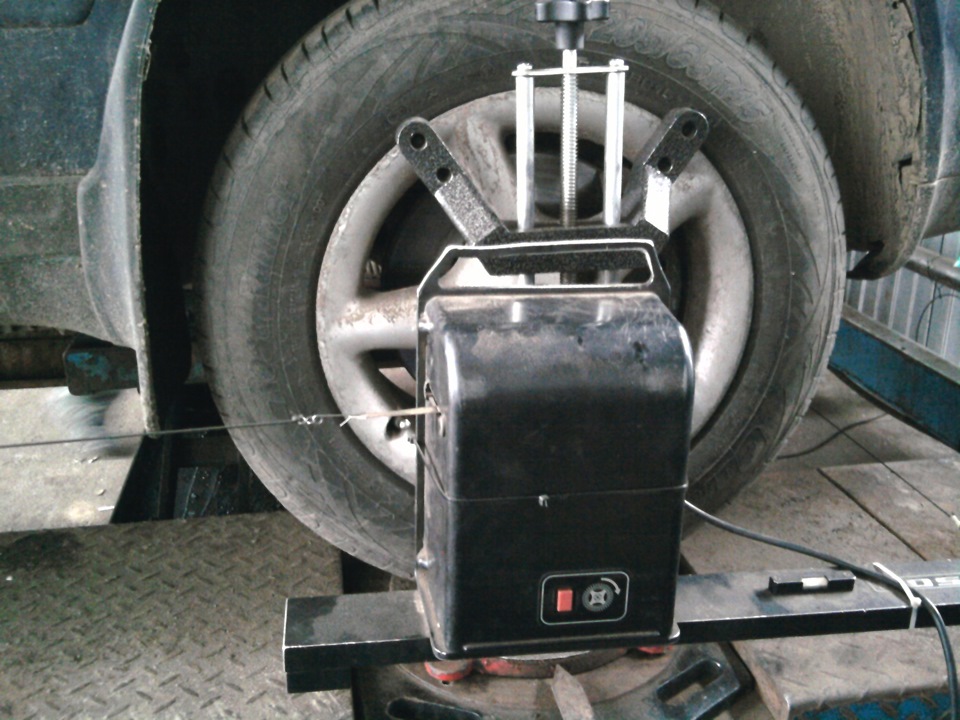 Правильный — Неправильный развал — схождение. — Audi A6 (C4), 2,5 л ...