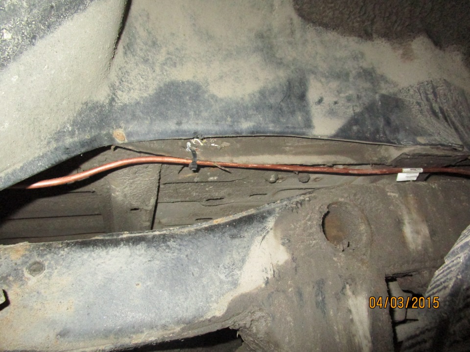 прокладка магистрали ч2 — Mitsubishi Pajero (2G)