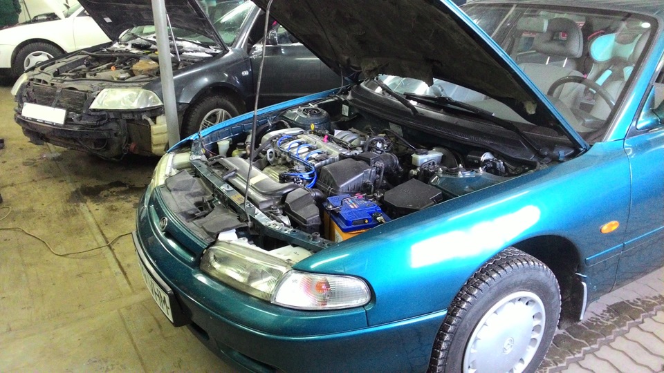 Регулировка света фар — Mazda 626 IV (GE), 2 л, 1992 года | визит на ...