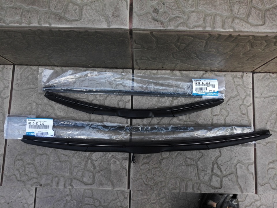 Замена резинок стеклоочистителей — Mazda 6 (3G) GJ, 2 л, 2013 года ...