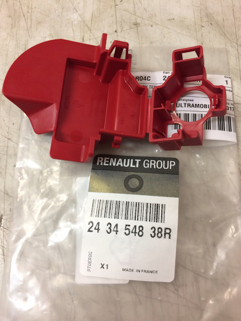 243454838R Колпачок полож.клеммы акб RENAULT | Запчасти на DRIVE2