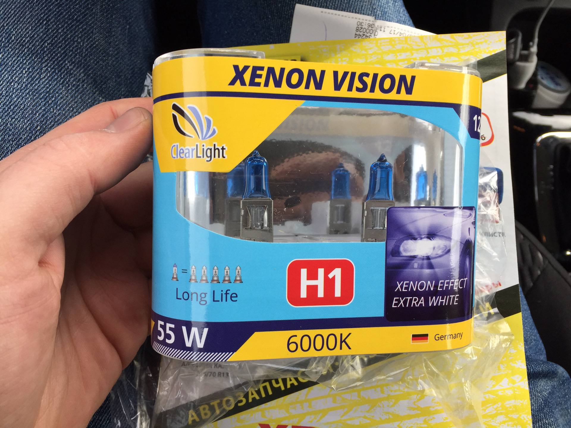 Clearlight Xenon Vision h7 галоген. Ксенон Рено Каптур.