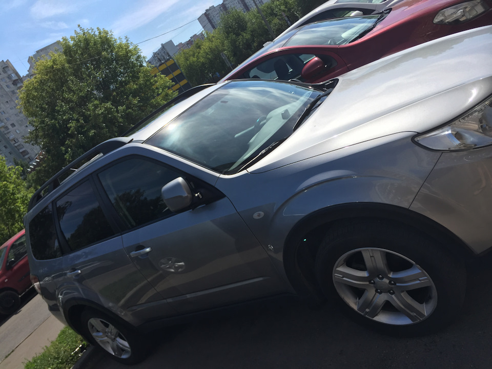 Затонировался — Subaru Forester (SH), 2,5 л, 2008 года | стайлинг | DRIVE2