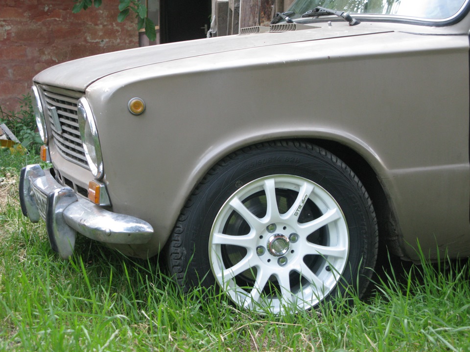 Занижение.шиномонтаж) — Lada 2101, 1,2 л, 1973 года | тюнинг | DRIVE2