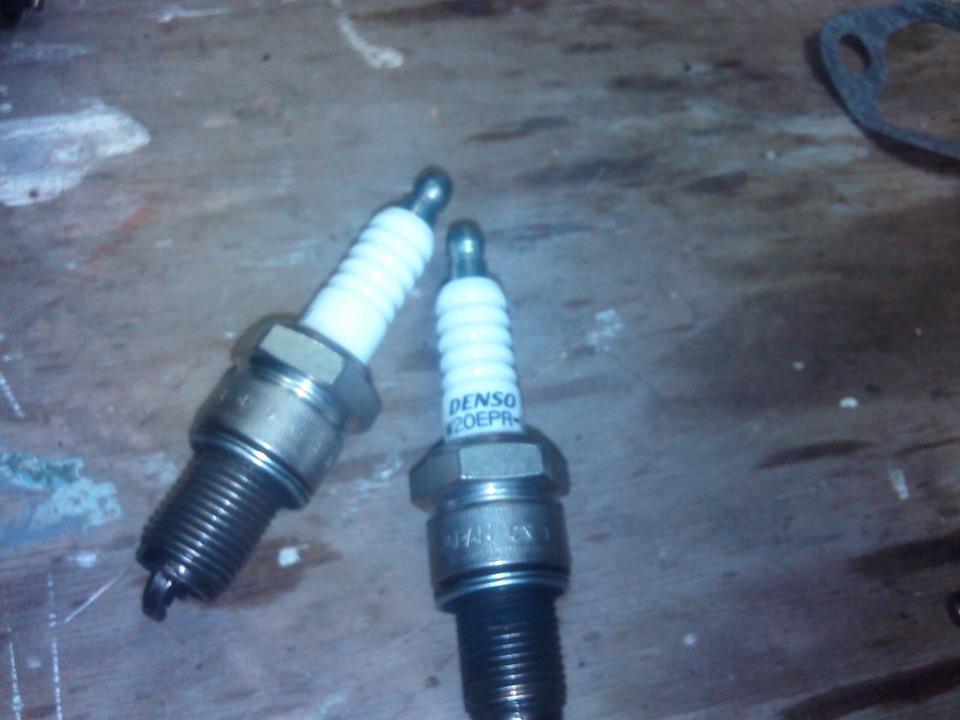 Запись 28. Новые свечи. — Lada Ока 11113, 0,7 л, 2003 года | запчасти ...