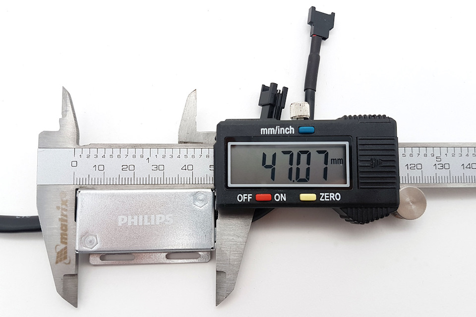 Рис. 8 — Габаритные размеры драйверов. На удивление, они совсем небольшие, большая сторона — 47 мм — Volvo S60 (1G)