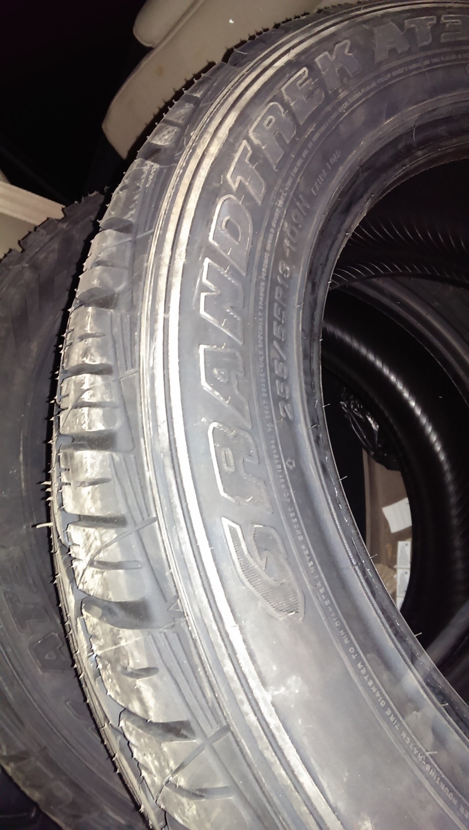 Шины DUNLOP Grandtrek AT3 255/55 R18 109H — Toyota RAV4 (III), 2,4 л ...