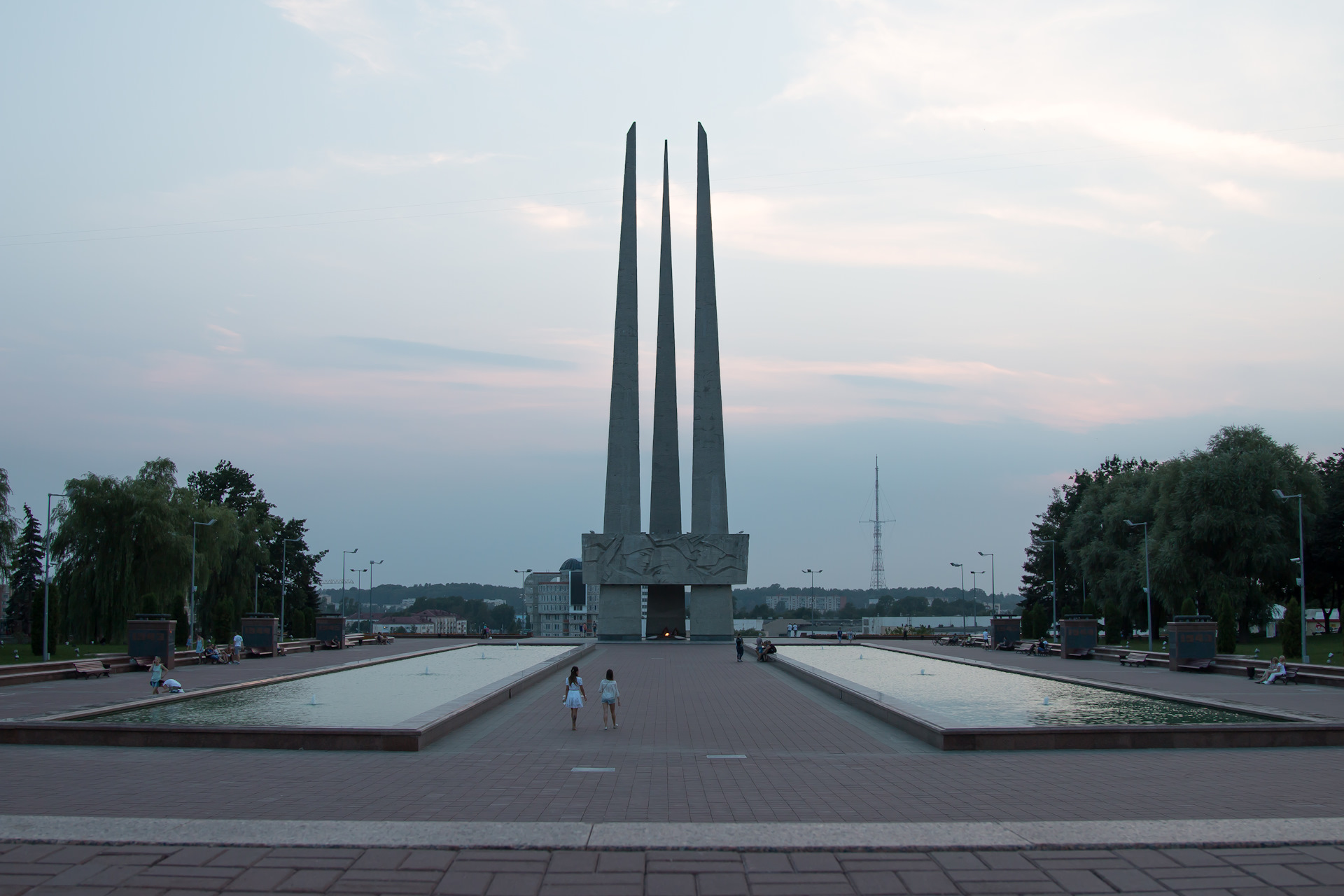 Площадь Победы в Витебске одна из самых больших