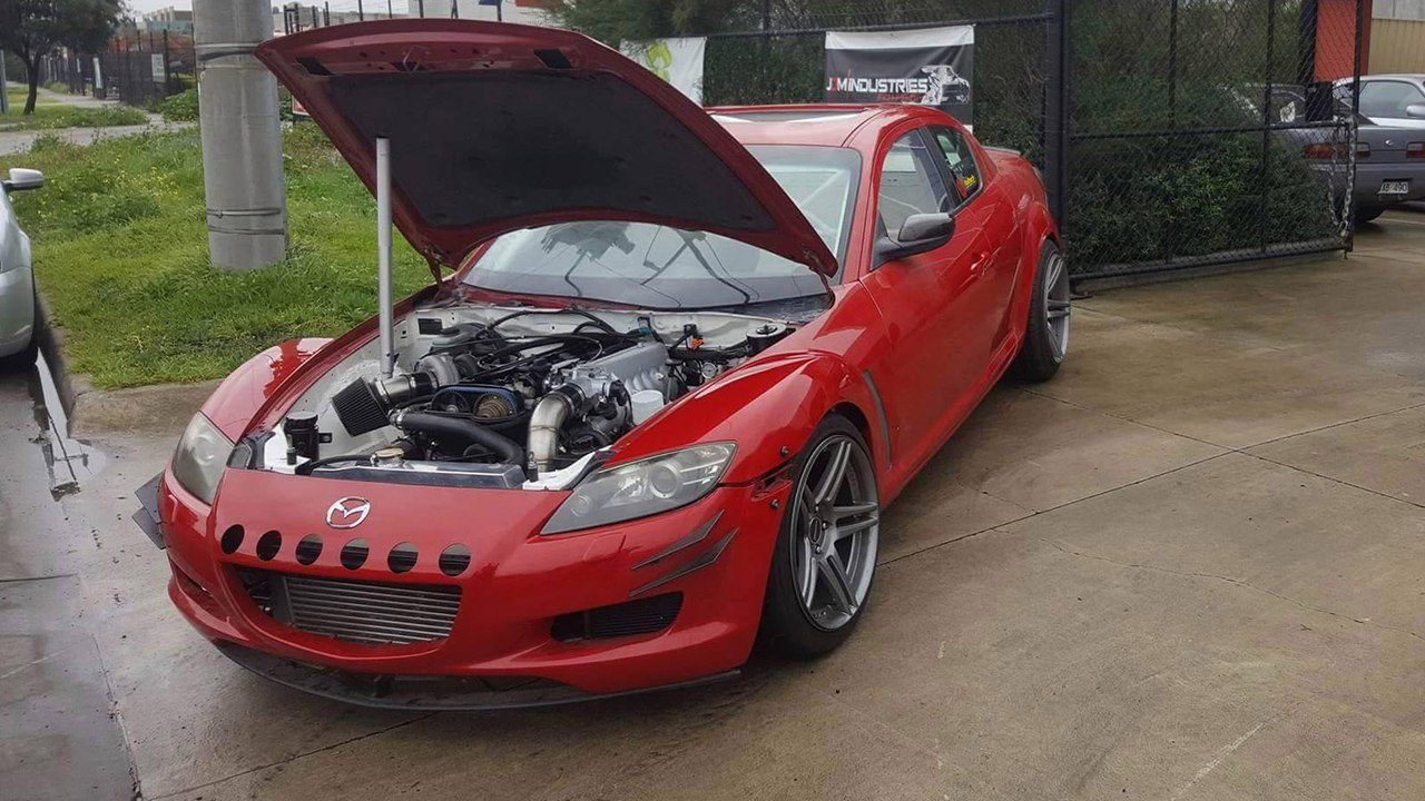 Mazda RX-8 with a 2JZ-GTE. 