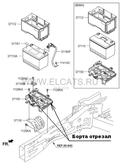 Ограничительный бортик пришлось отрезать болгаркой с торцов. — KIA Sorento (2G)