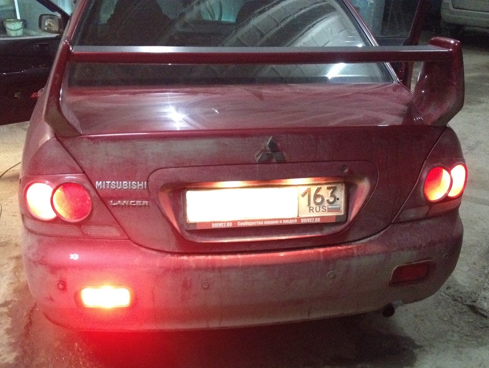 Доп. лампа в ПТФ — Mitsubishi Lancer IX, 1,6 л, 2006 года | электроника ...
