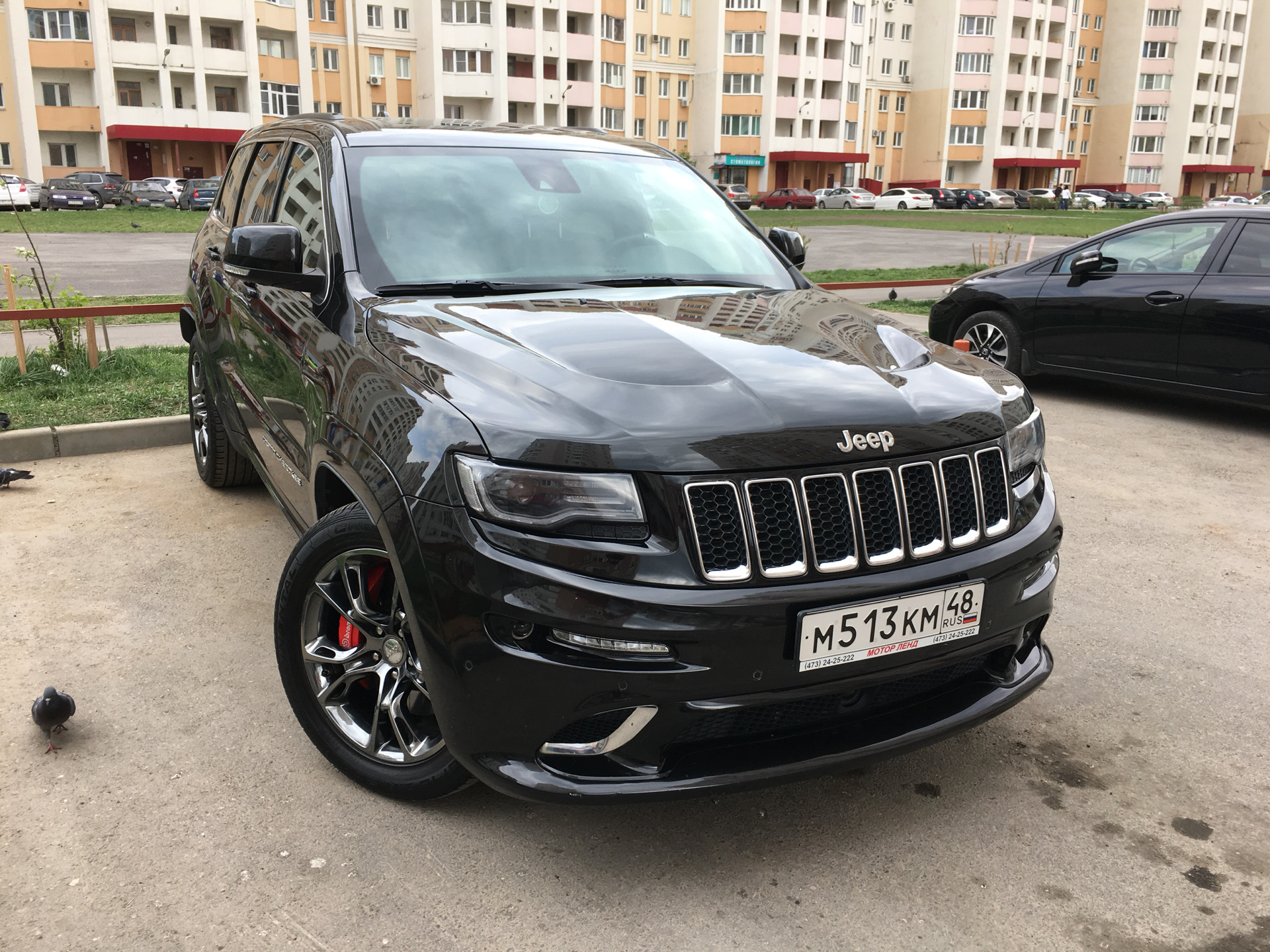 Jeep Grand Cherokee матовый черный СРТ