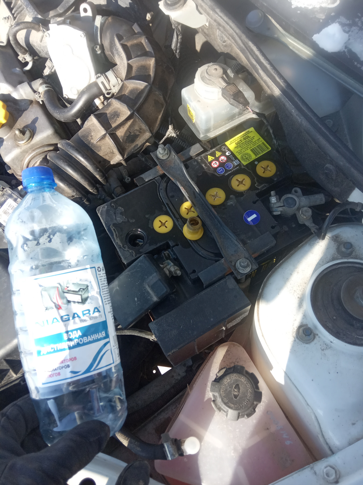 Сел аккумулятор Тюмень — Lada Калина 2 универсал, 1,6 л, 2014 года ...