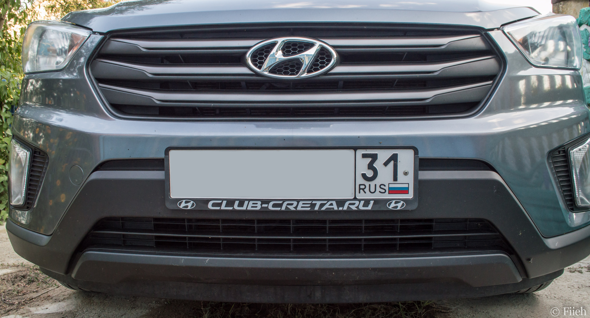 Как снять решетку радиатора hyundai creta