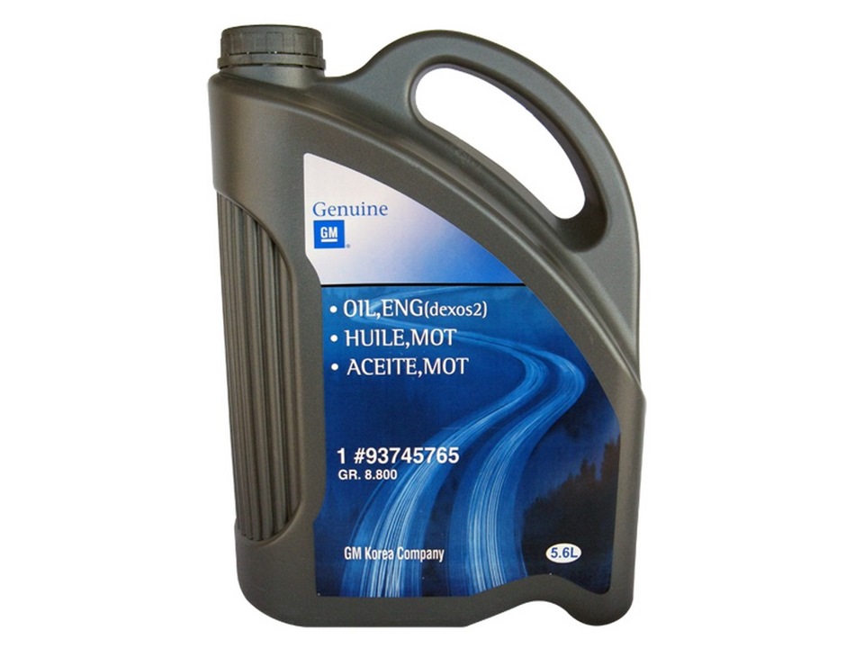 93745765 Dexos2 5W30 Масло моторное 5.6L GM | Запчасти на DRIVE2