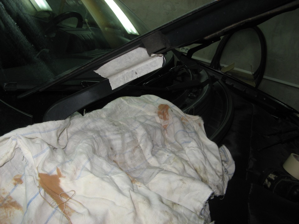 Место сверления. — Nissan Qashqai (1G)