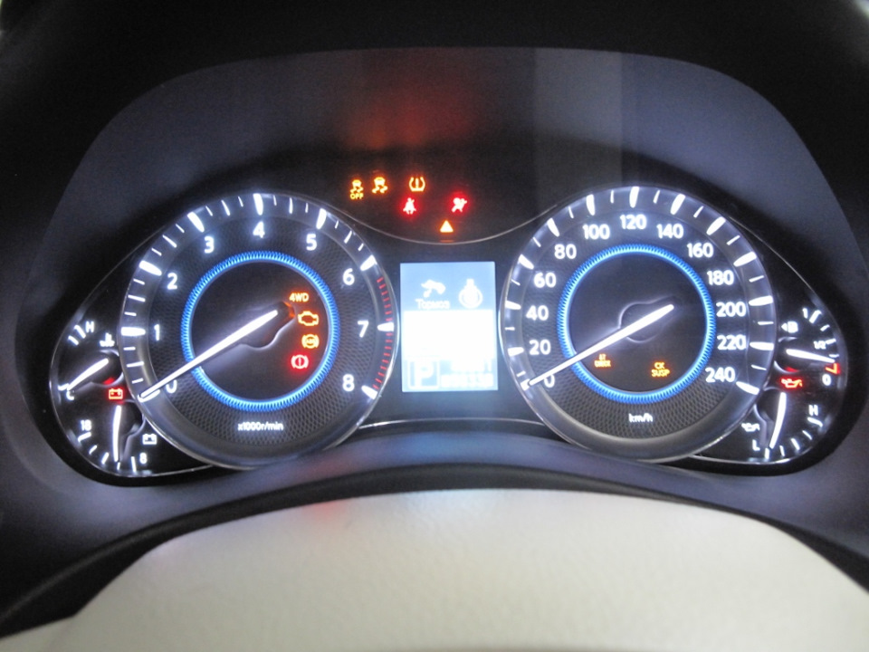 Горит значок на панели приборов Infiniti — Инфинити Партс на DRIVE2