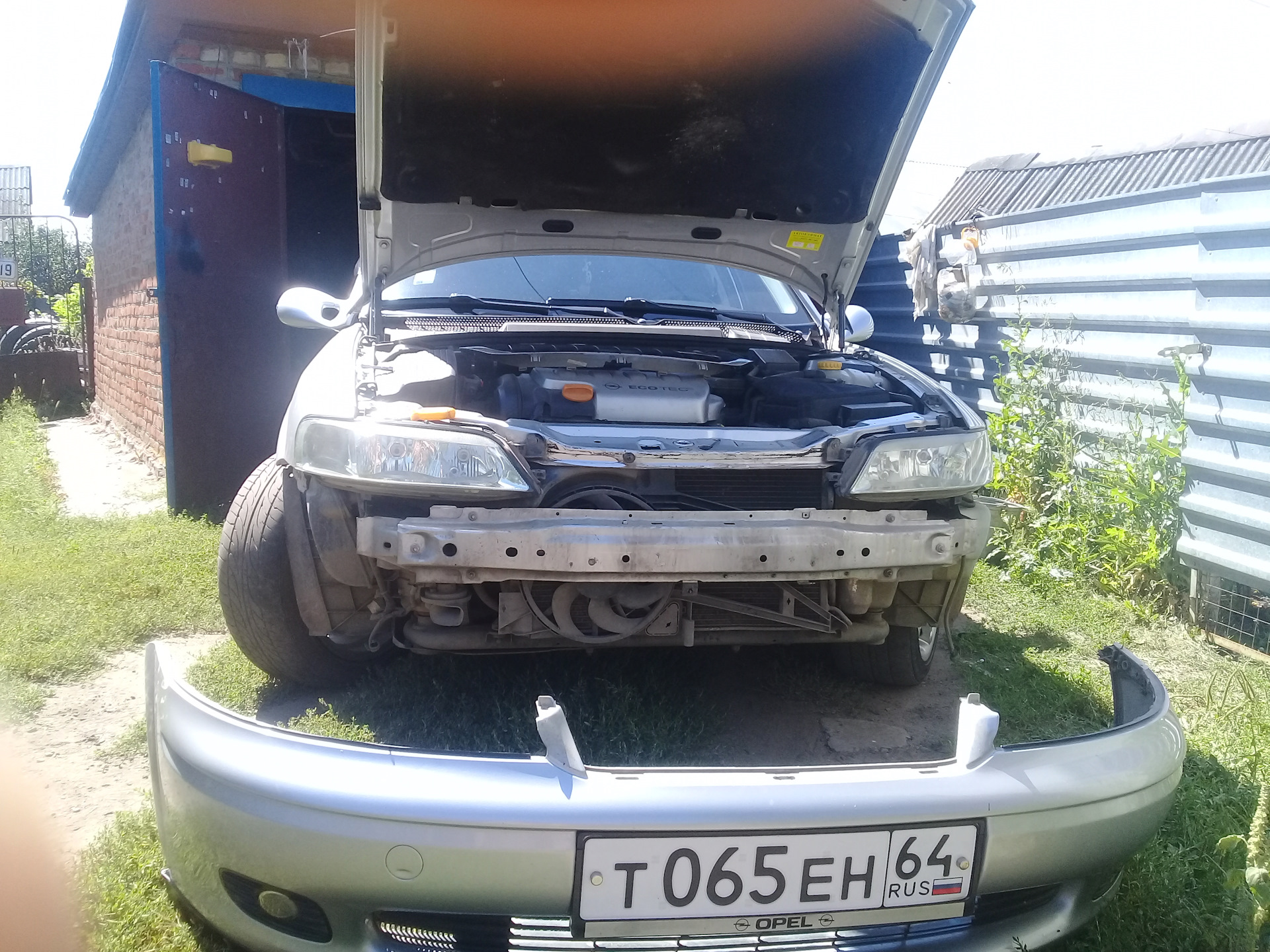 ремонт креплений бампера — Opel Vectra B, 1,8 л, 2000 года | своими руками  | DRIVE2