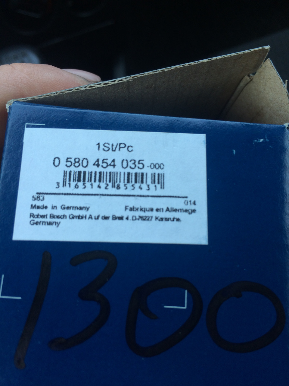 0580454035 Топливный насос BOSCH | Запчасти на DRIVE2