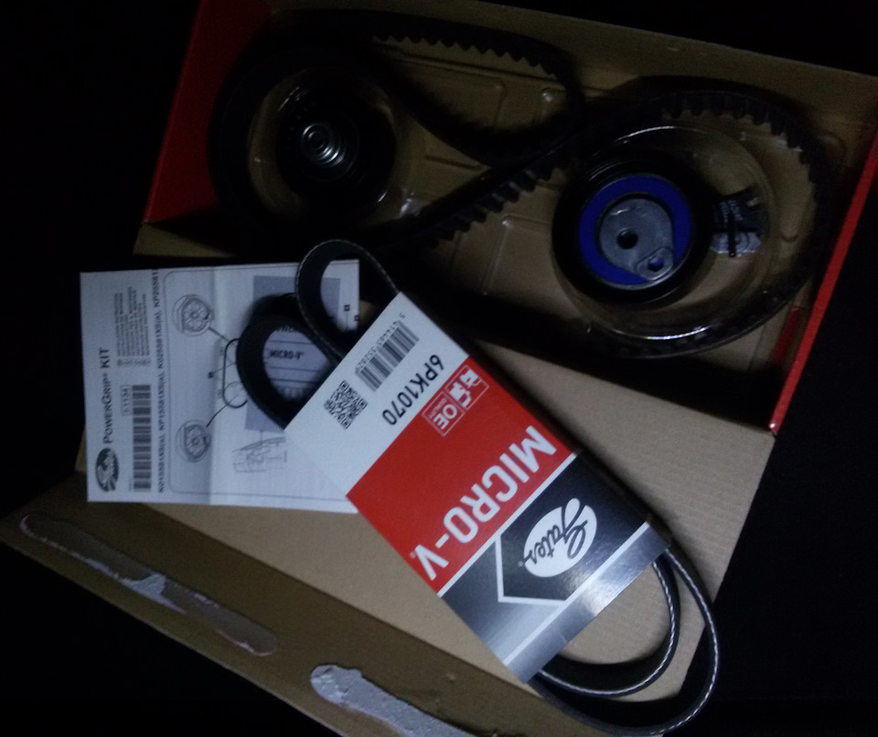 Комплект ГРМ CITROEN C4 Gates установлен. — Citroen C4 (1G), 1,6 л ...