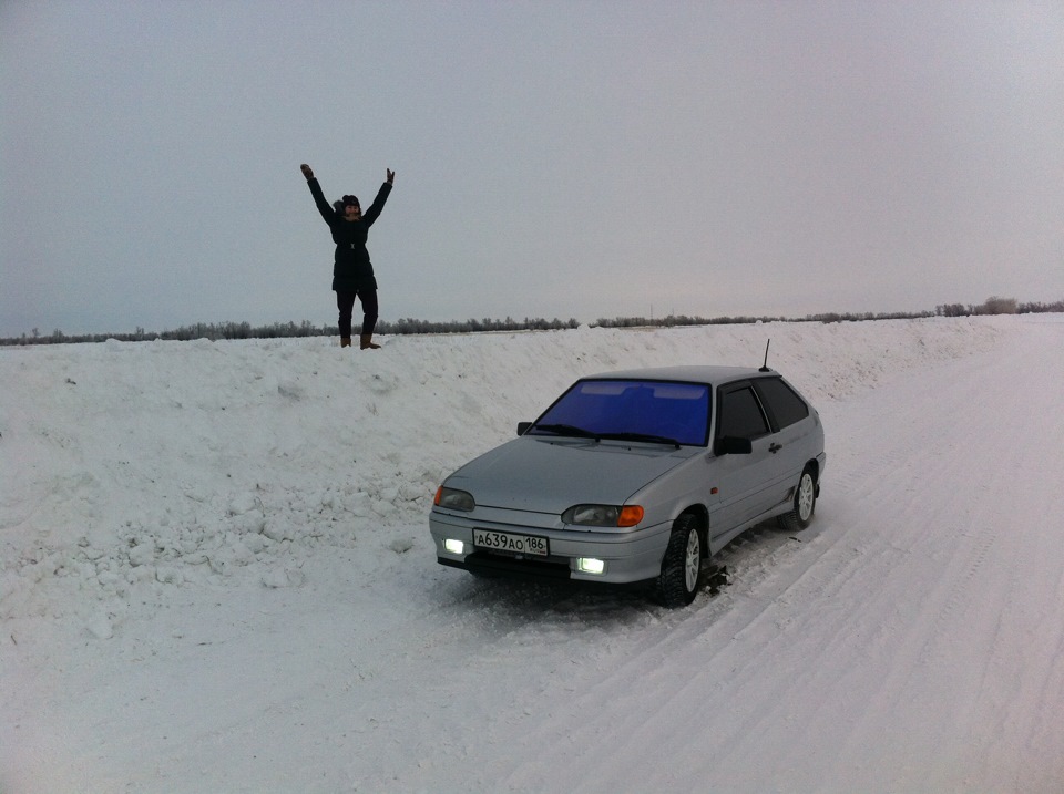 Рыбалка, деревня, зимник — Lada 2113, 1,6 л, 2010 года | путешествие ...
