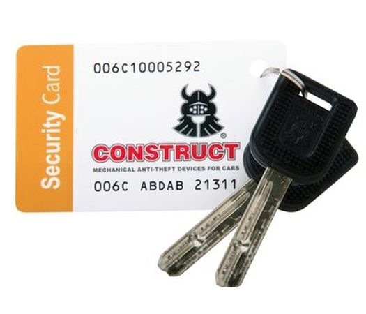 Construct security. Ключ construct для автомобиля. ключ от блокиратора кпп. ключ замка construct. ключ от замка кпп.
