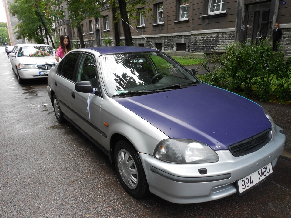 Мультивитамин на свадьбе у друзей. — Honda Civic (6G), 1,4 л, 1998 года ...
