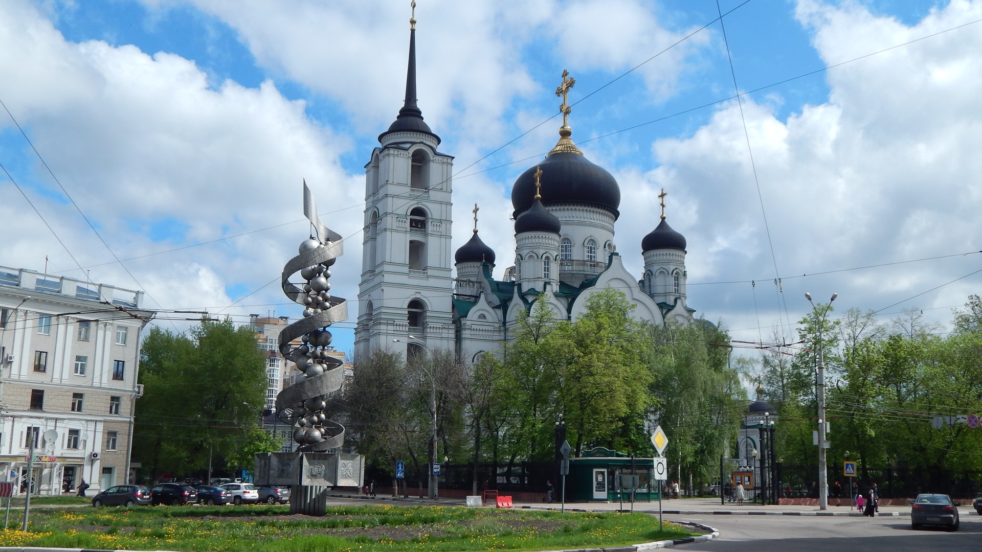 ЮВЖД И Благовещенский собор Воронеж