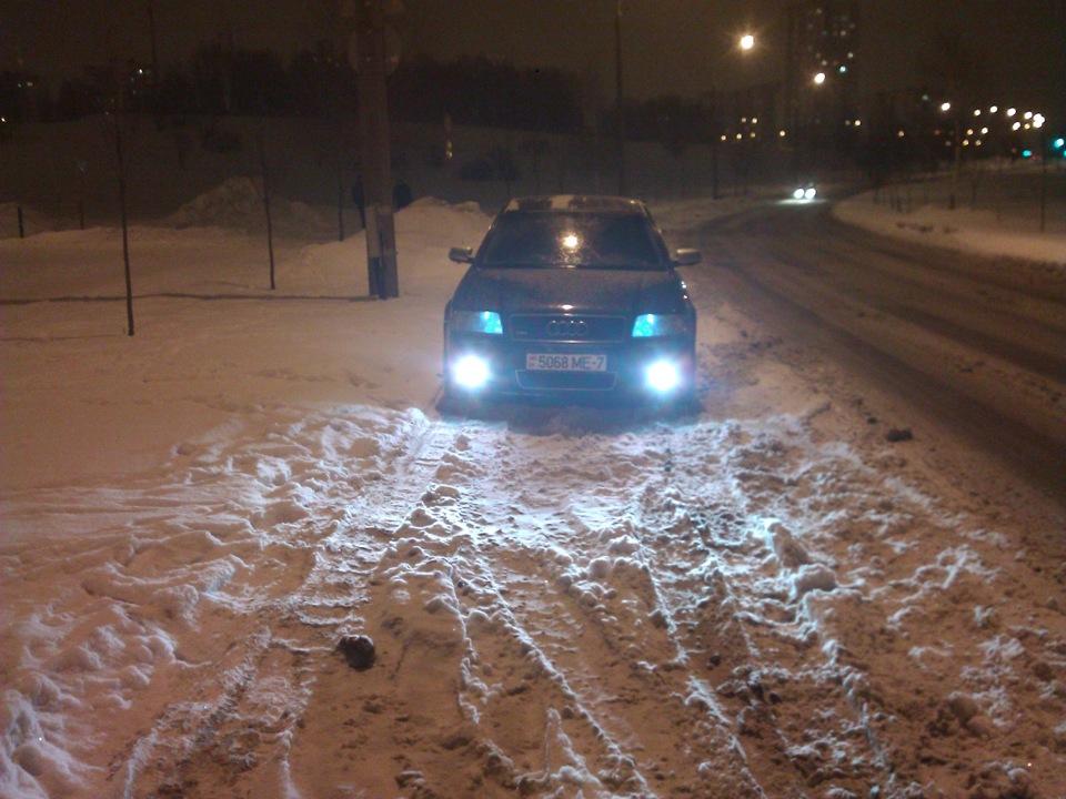 Замена диодных ламп в ПТФ на галоген с эффектом ксенона… — Audi A6 (C5 ...