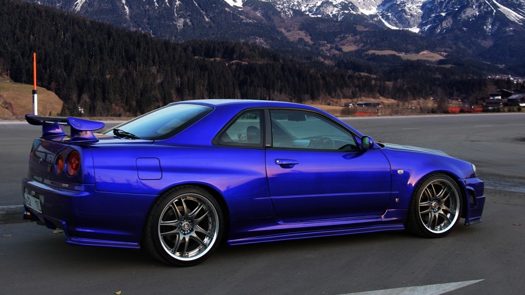 Р¤РёРѕР»РµС‚РѕРІС‹Р№ Nissan Skyline r33 GTR