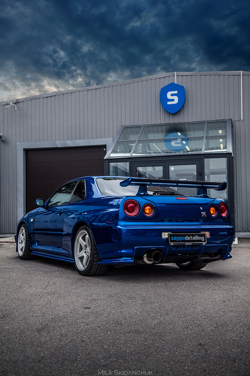 Sappo detailing. Nissan Skyline GTR r34. Nissan Skyline GTR 34. Nissan Skyline gt-r 34. Синий Скайлайн r34.