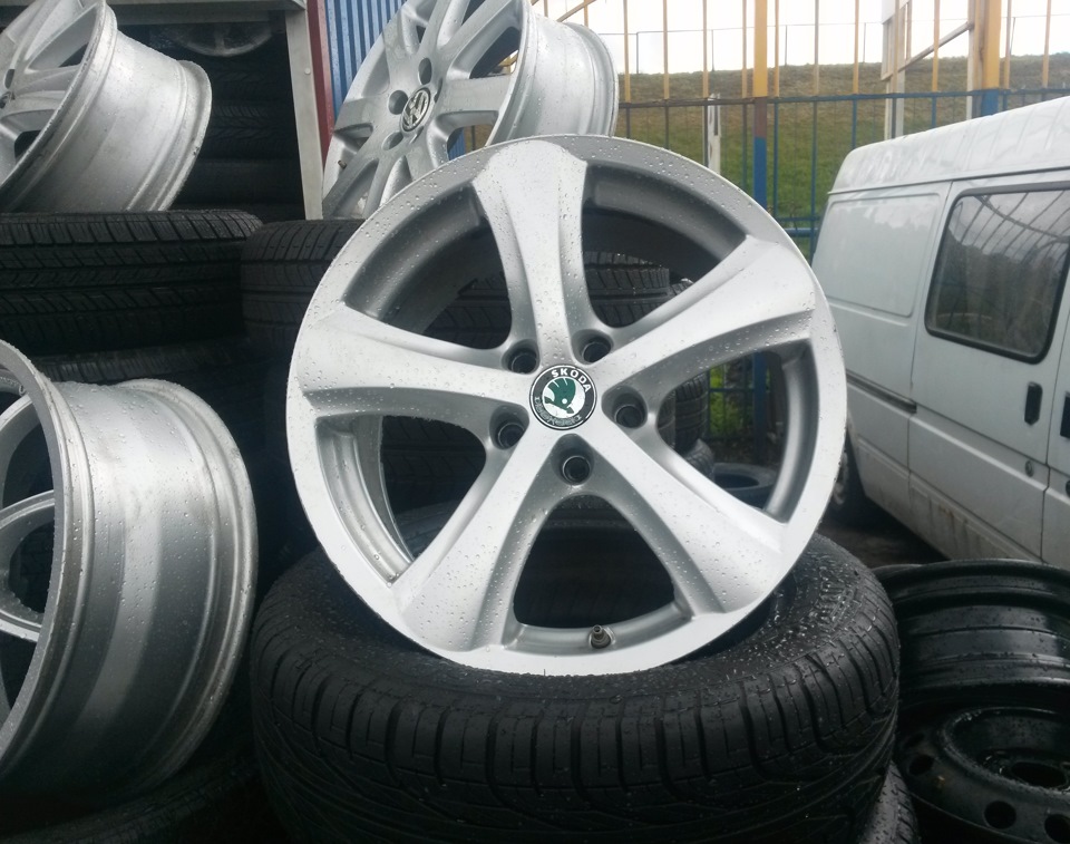17" диски на Октавию — Skoda Octavia A5 Mk2, 1,4 л, 2009 года ...