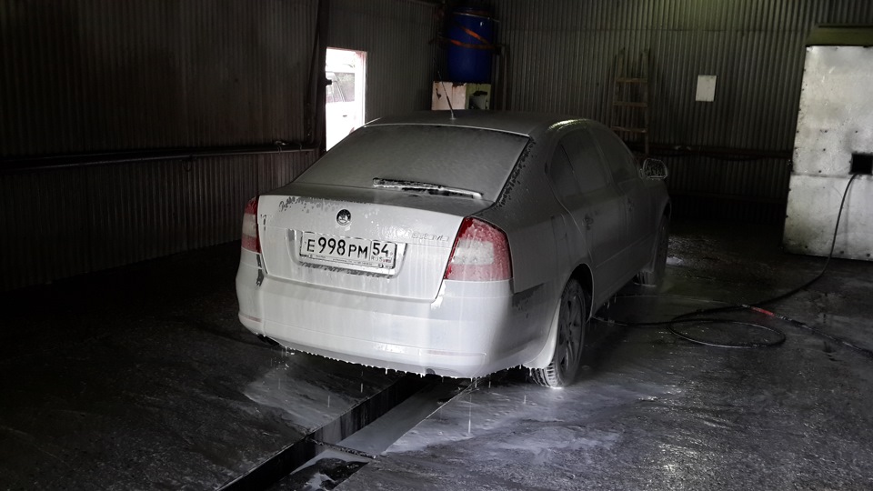 Моемся. — Skoda Octavia A5 Mk2
