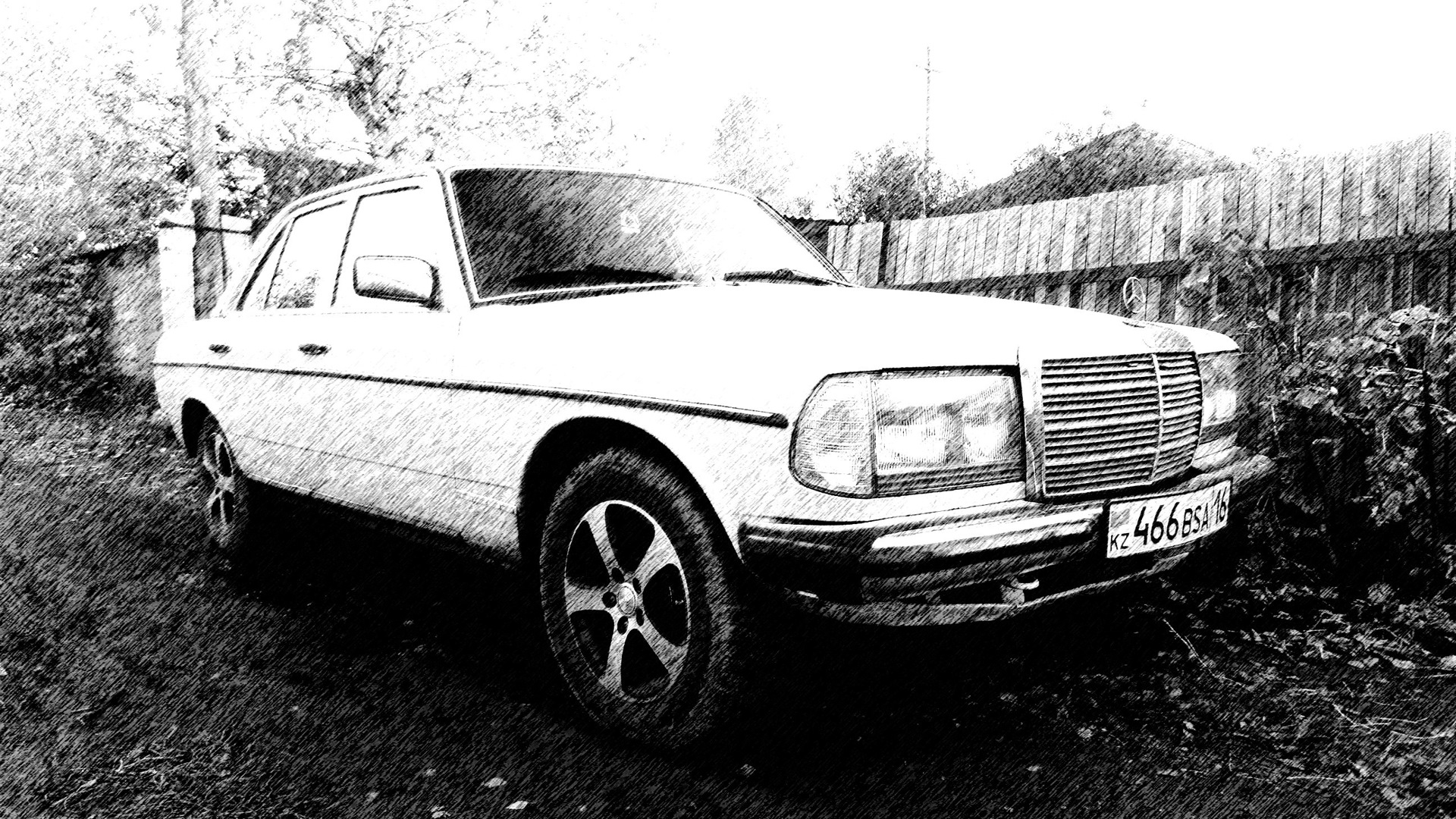 Mercedes-Benz W123 2.3 бензиновый 1981 | Black Diamond Color на DRIVE2